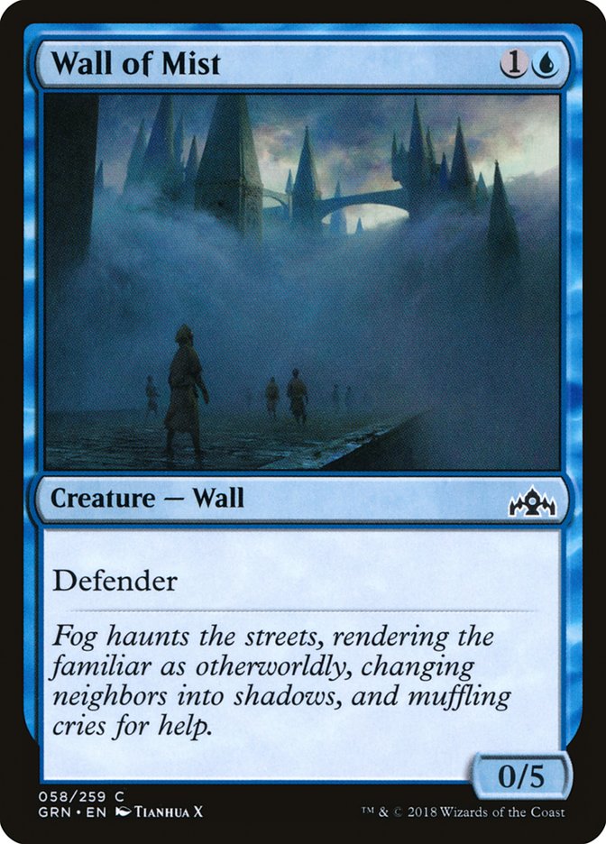 Wall of Mist [Guilds of Ravnica] | Yard's Games Ltd