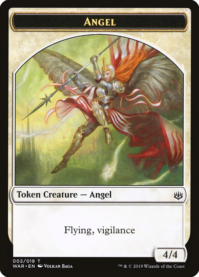 Angel Token [War of the Spark Tokens] | Yard's Games Ltd