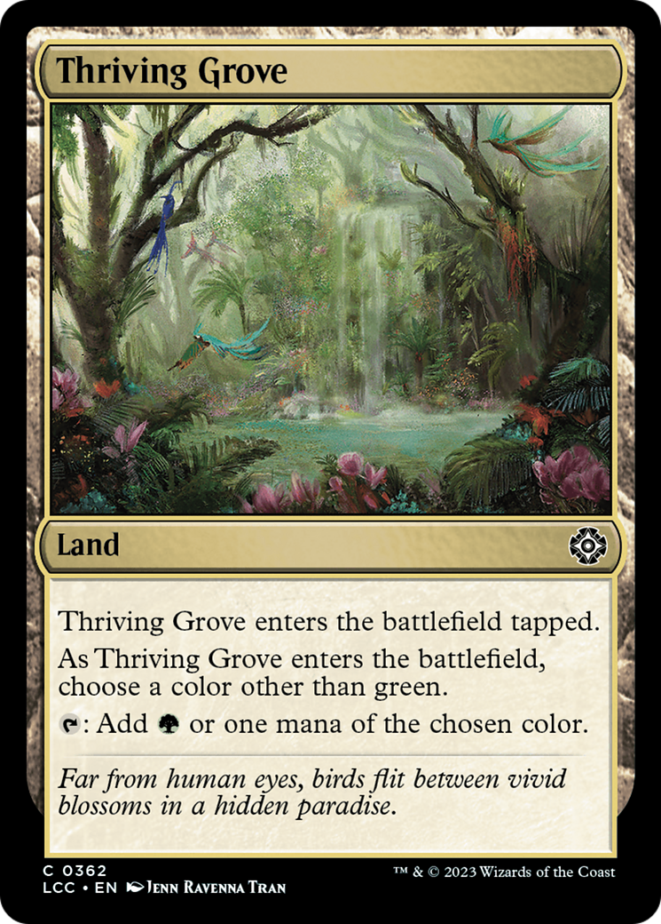 Thriving Grove [The Lost Caverns of Ixalan Commander] | Yard's Games Ltd