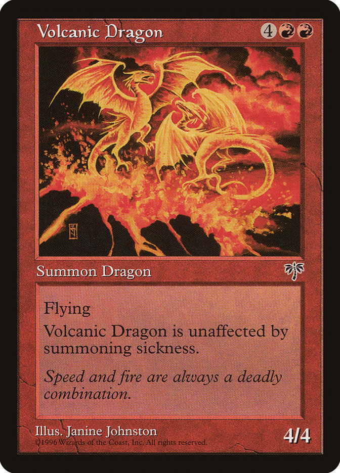 Volcanic Dragon [Mirage] | Yard's Games Ltd