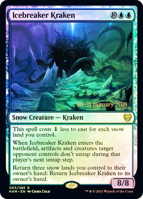 Icebreaker Kraken [Kaldheim Prerelease Promos] | Yard's Games Ltd