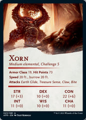 Xorn Art Card [Dungeons & Dragons: Adventures in the Forgotten Realms Art Series] | Yard's Games Ltd