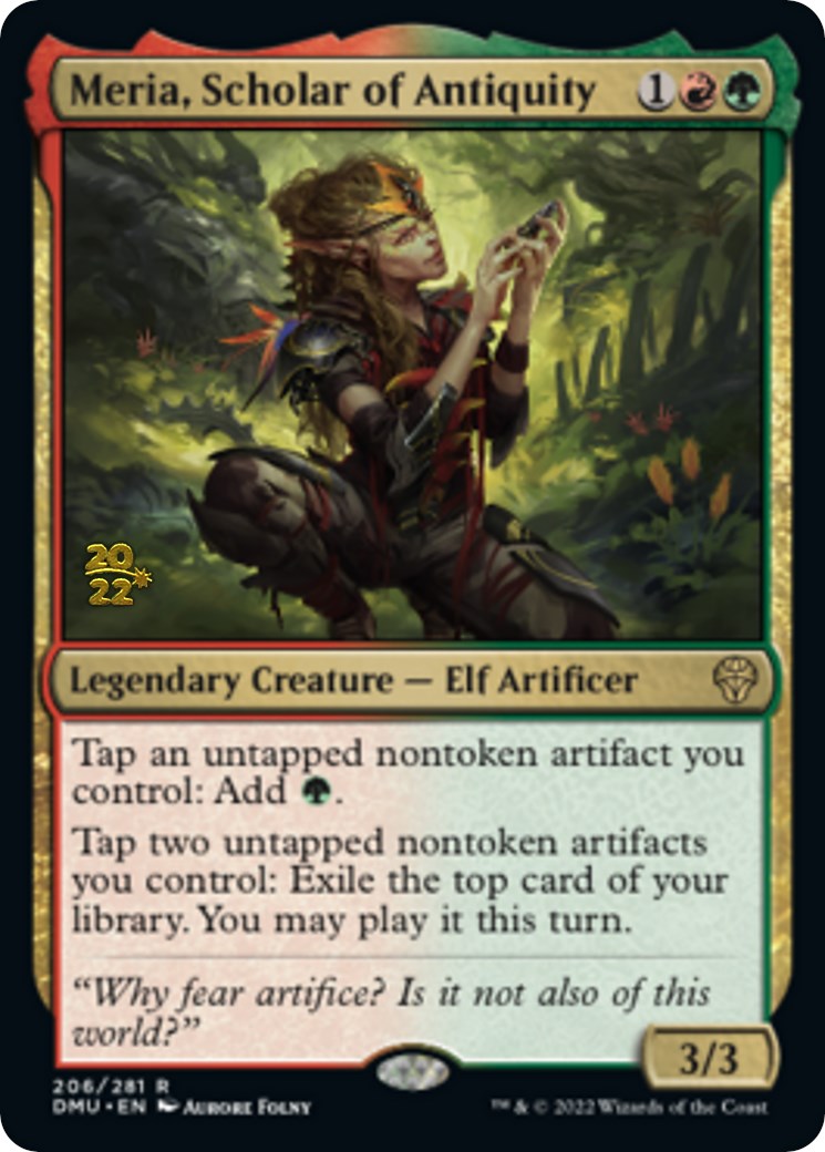 Meria, Scholar of Antiquity [Dominaria United Prerelease Promos] | Yard's Games Ltd