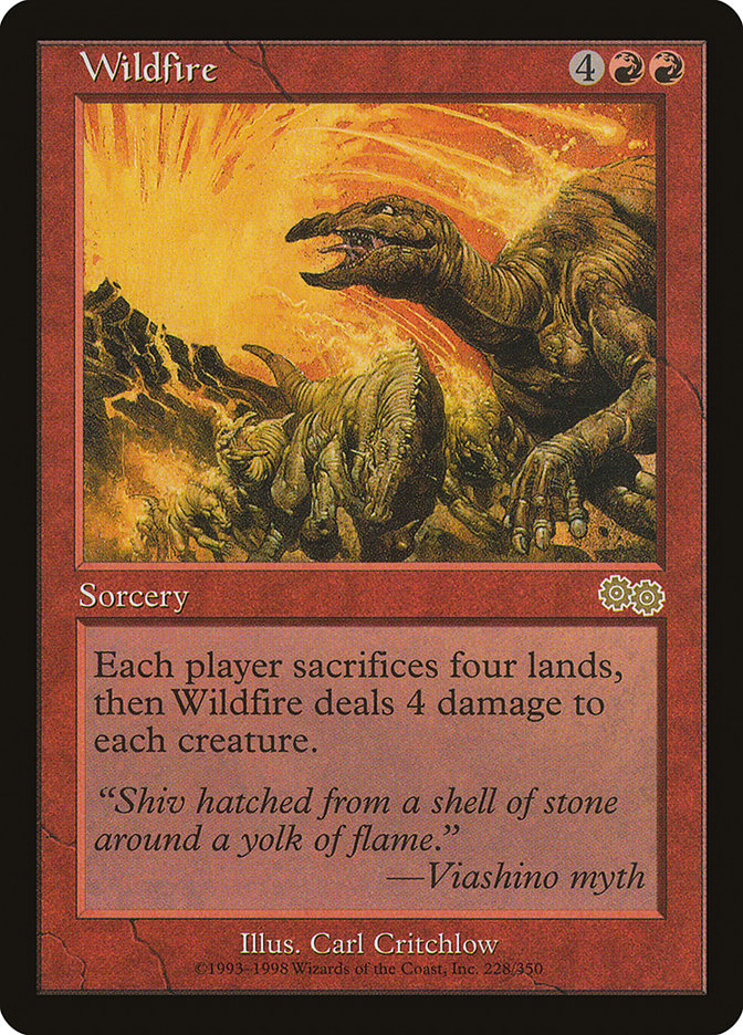 Wildfire [Urza's Saga] | Yard's Games Ltd