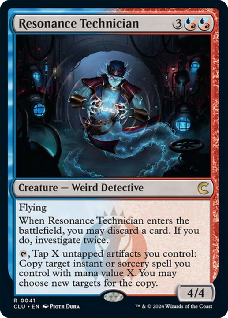 Resonance Technician [Ravnica: Clue Edition] | Yard's Games Ltd