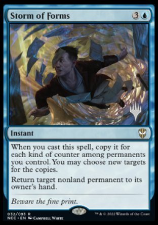 Storm of Forms (Promo Pack) [Streets of New Capenna Commander Promos] | Yard's Games Ltd