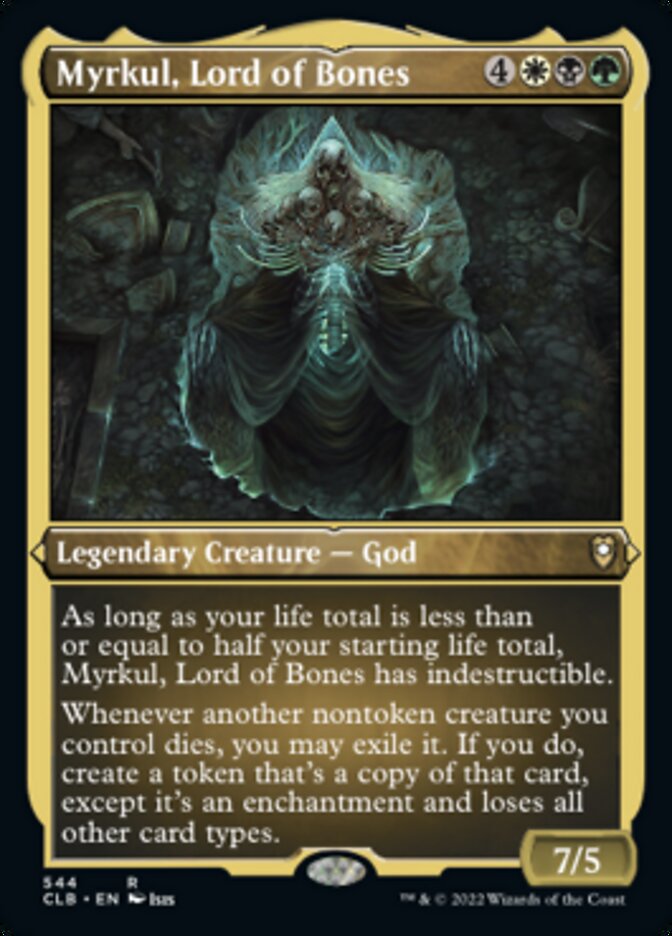 Myrkul, Lord of Bones (Foil Etched) [Commander Legends: Battle for Baldur's Gate] | Yard's Games Ltd