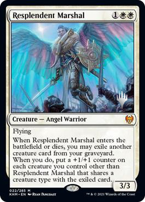 Resplendent Marshal (Promo Pack) [Kaldheim Promos] | Yard's Games Ltd