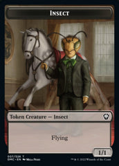 Soldier // Insect Double-Sided Token [Dominaria United Tokens] | Yard's Games Ltd