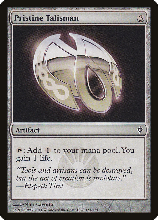 Pristine Talisman [New Phyrexia] | Yard's Games Ltd