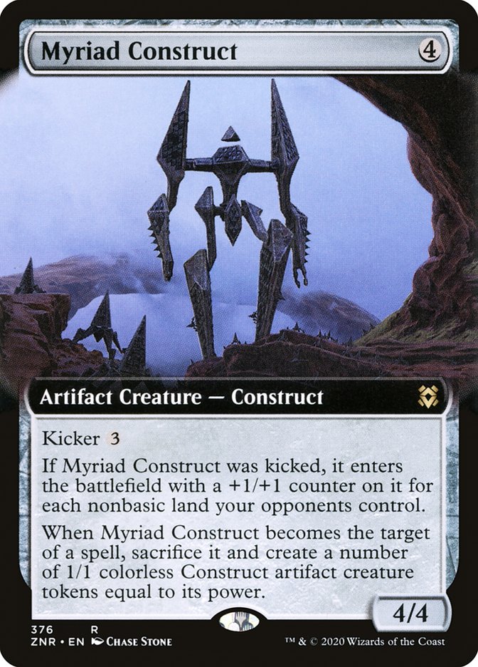 Myriad Construct (Extended Art) [Zendikar Rising] | Yard's Games Ltd