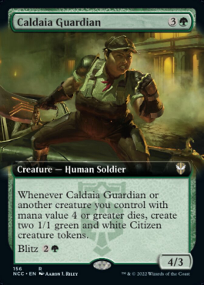 Caldaia Guardian (Extended Art) [Streets of New Capenna Commander] | Yard's Games Ltd