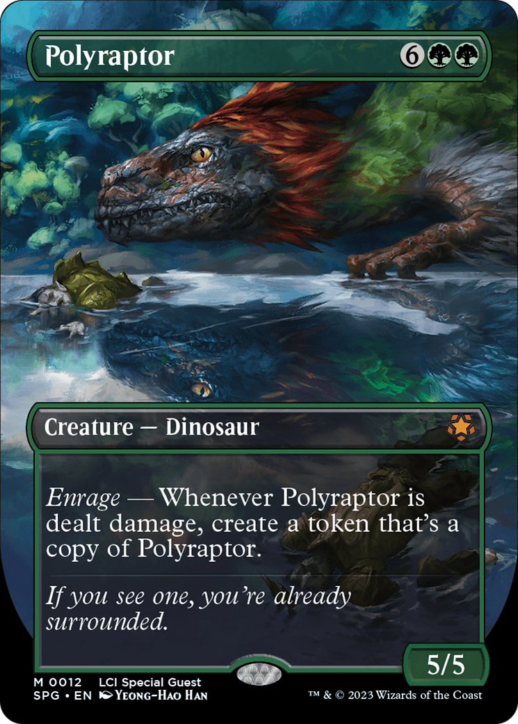 Polyraptor (Borderless) [The Lost Caverns of Ixalan Special Guests] | Yard's Games Ltd