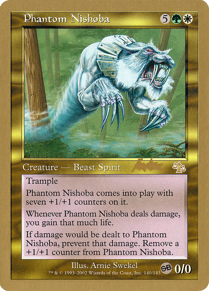 Phantom Nishoba (Brian Kibler) (SB) [World Championship Decks 2002] | Yard's Games Ltd