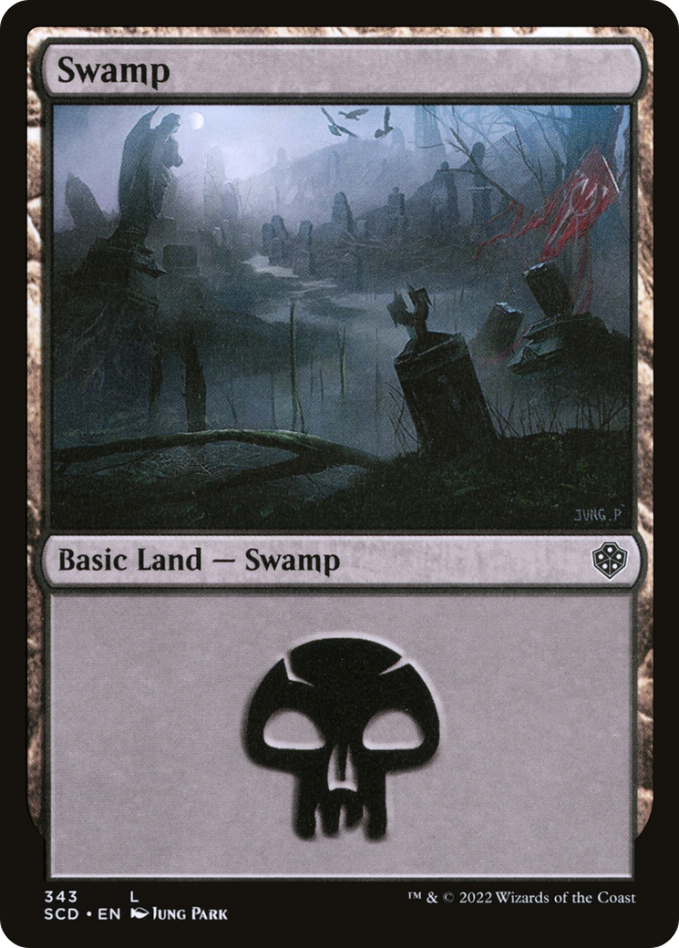 Swamp (343) [Starter Commander Decks] | Yard's Games Ltd