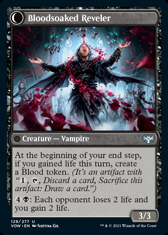 Restless Bloodseeker // Bloodsoaked Reveler [Innistrad: Crimson Vow] | Yard's Games Ltd