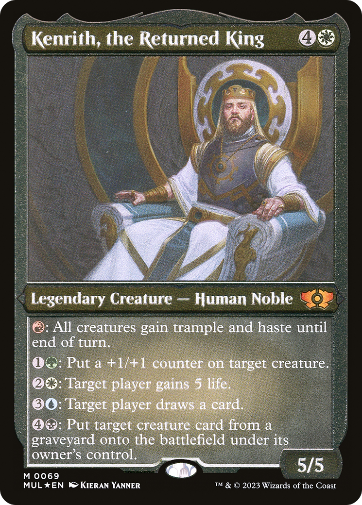 Kenrith, the Returned King (Foil Etched) [Multiverse Legends] | Yard's Games Ltd