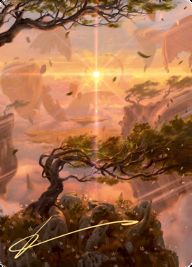 Windswept Heath Art Card (Gold-Stamped Signature) [Zendikar Rising Art Series] | Yard's Games Ltd