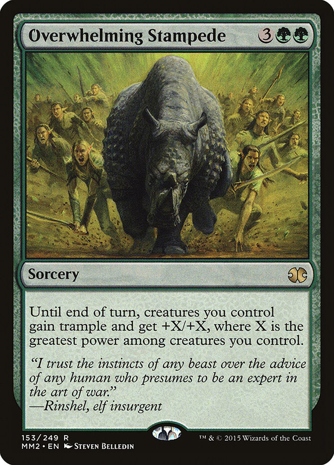 Overwhelming Stampede [Modern Masters 2015] | Yard's Games Ltd