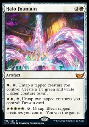 Halo Fountain (Promo Pack) [Streets of New Capenna Promos] | Yard's Games Ltd