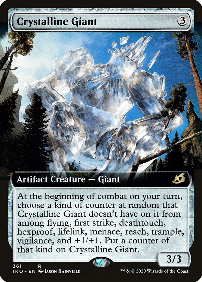 Crystalline Giant (Extended Art) [Ikoria: Lair of Behemoths] | Yard's Games Ltd