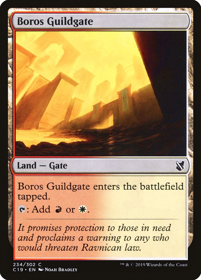 Boros Guildgate [Commander 2019] | Yard's Games Ltd