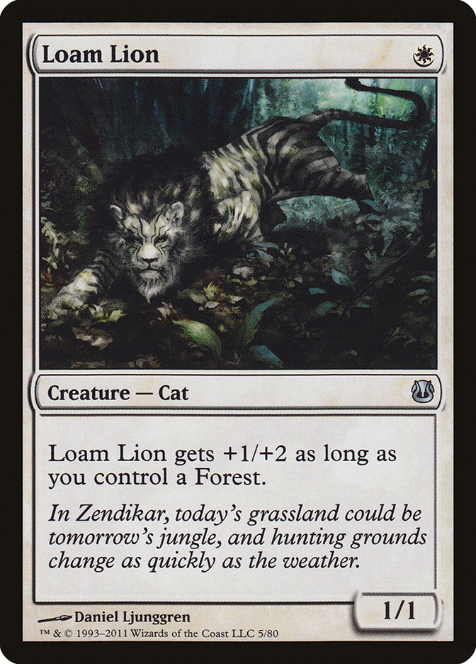 Loam Lion [Duel Decks: Ajani vs. Nicol Bolas] | Yard's Games Ltd