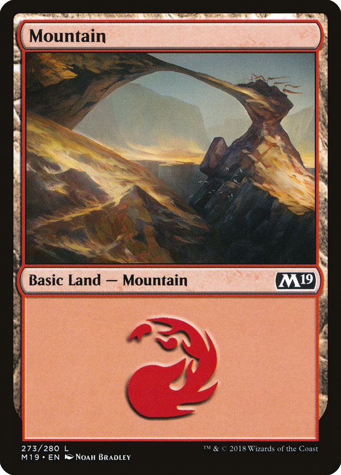 Mountain (273) [Core Set 2019] | Yard's Games Ltd