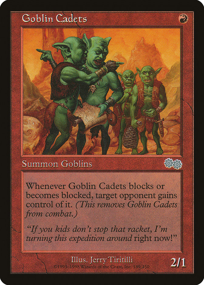 Goblin Cadets [Urza's Saga] | Yard's Games Ltd