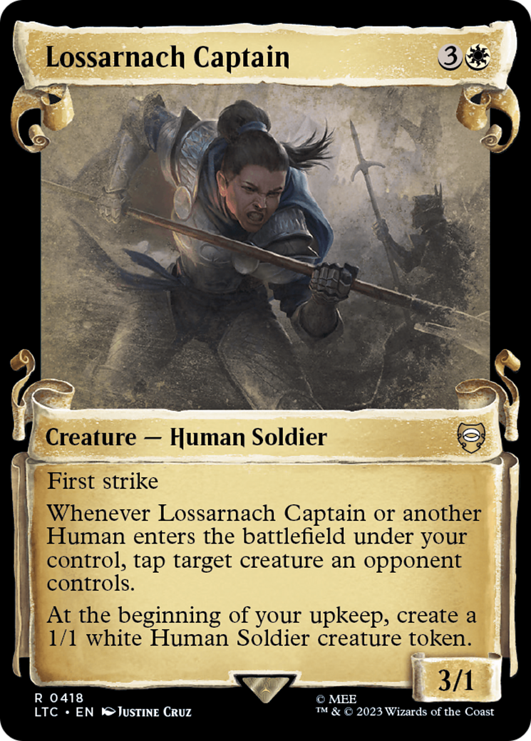 Lossarnach Captain [The Lord of the Rings: Tales of Middle-Earth Commander Showcase Scrolls] | Yard's Games Ltd