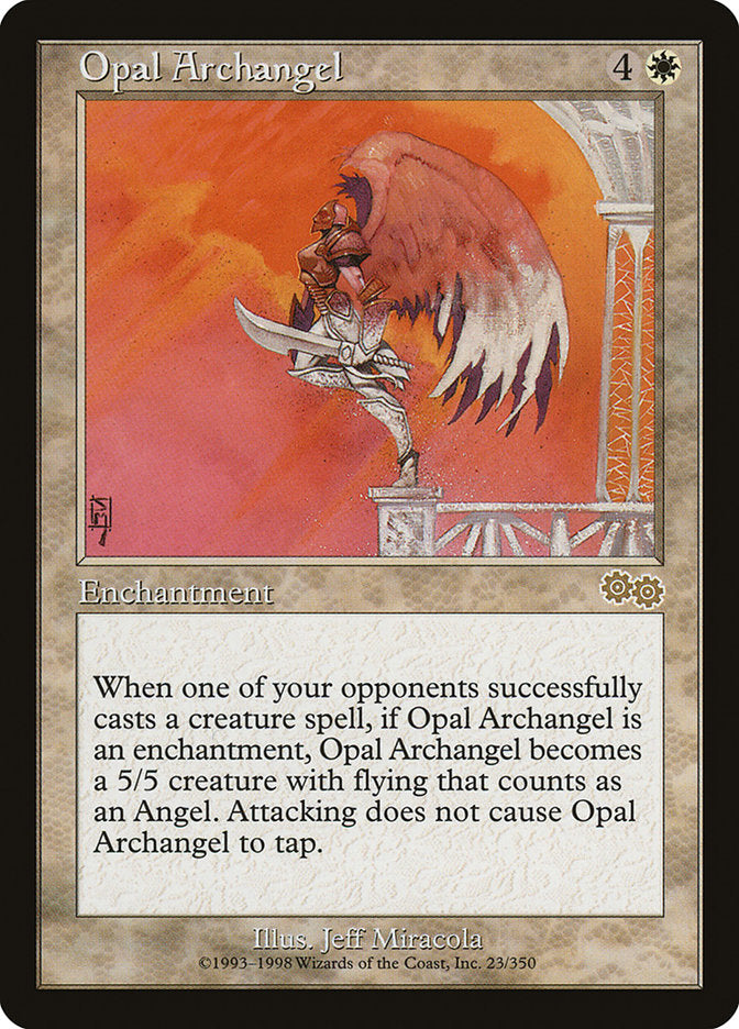 Opal Archangel [Urza's Saga] | Yard's Games Ltd