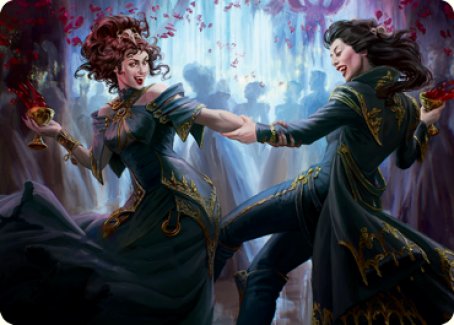 Falkenrath Celebrants 1 Art Card [Innistrad: Crimson Vow Art Series] | Yard's Games Ltd