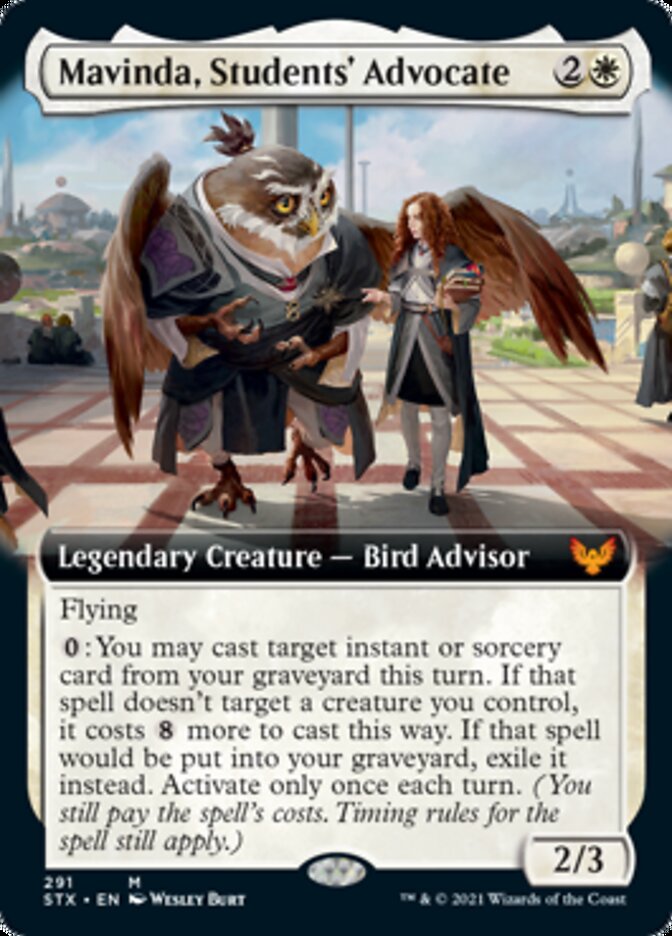 Mavinda, Students' Advocate (Extended Art) [Strixhaven: School of Mages] | Yard's Games Ltd