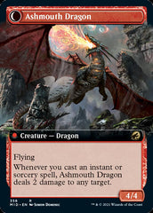 Smoldering Egg // Ashmouth Dragon (Extended Art) [Innistrad: Midnight Hunt] | Yard's Games Ltd