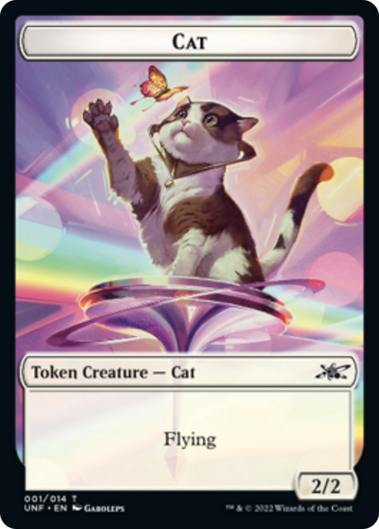 Cat // Treasure (13) Double-Sided Token [Unfinity Tokens] | Yard's Games Ltd