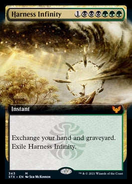 Harness Infinity (Extended Art) [Strixhaven: School of Mages] | Yard's Games Ltd