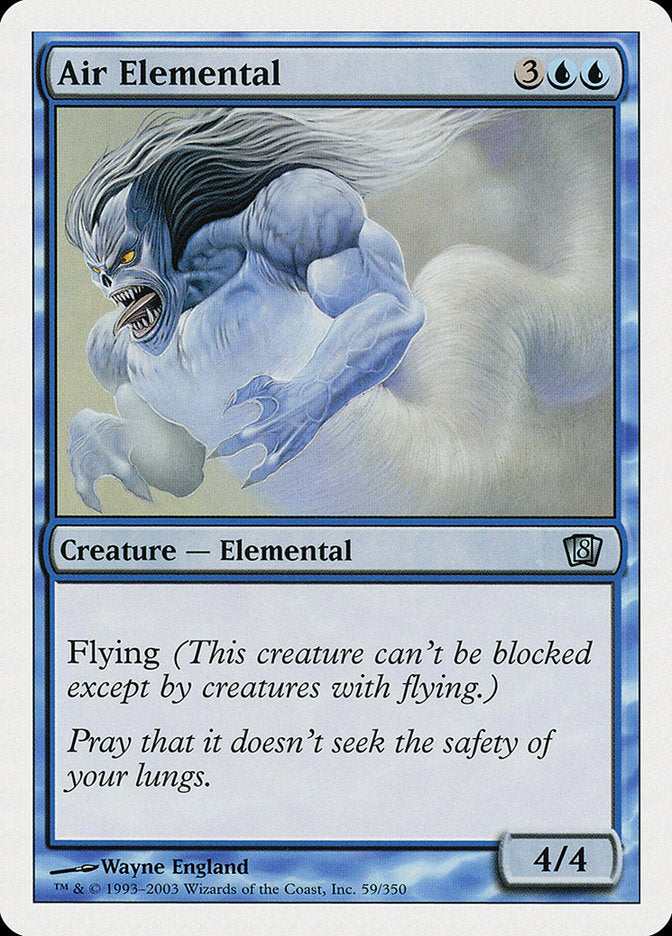 Air Elemental [Eighth Edition] | Yard's Games Ltd