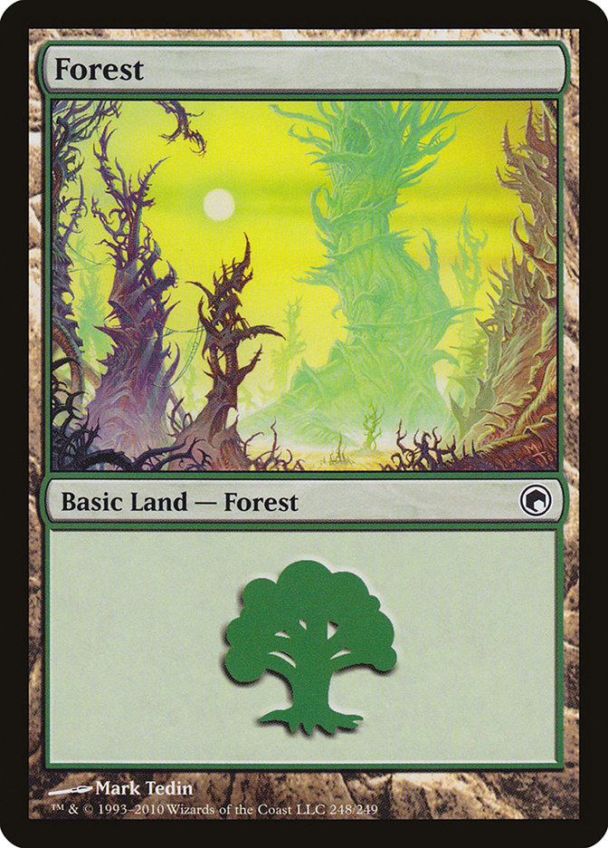 Forest (248) [Scars of Mirrodin] | Yard's Games Ltd