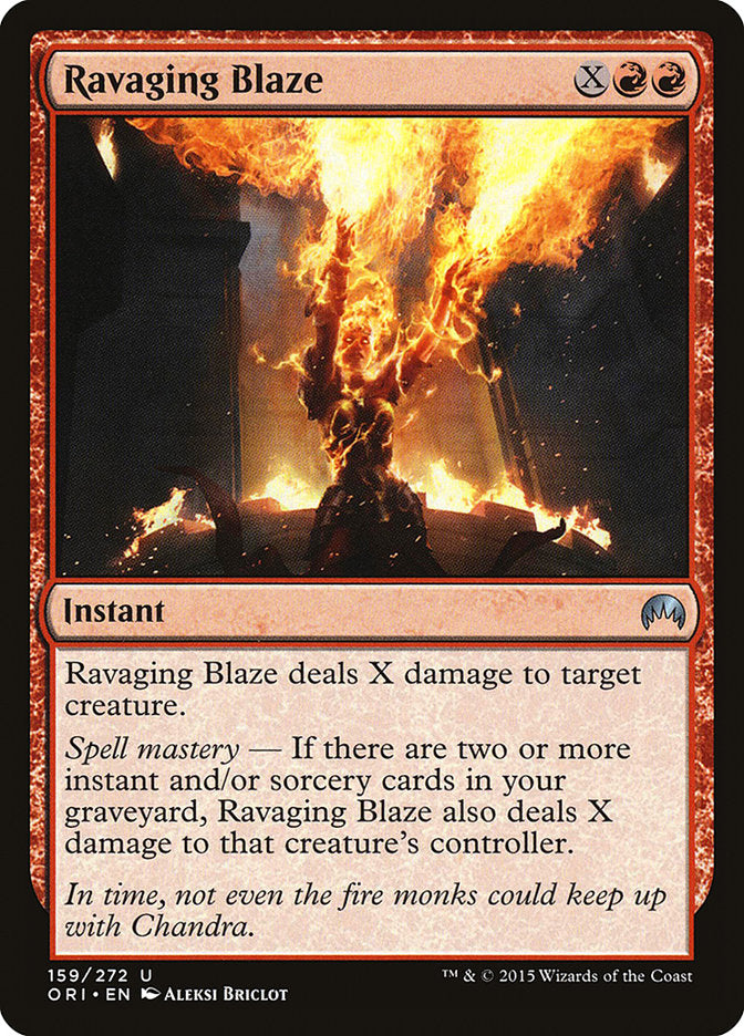 Ravaging Blaze [Magic Origins] | Yard's Games Ltd