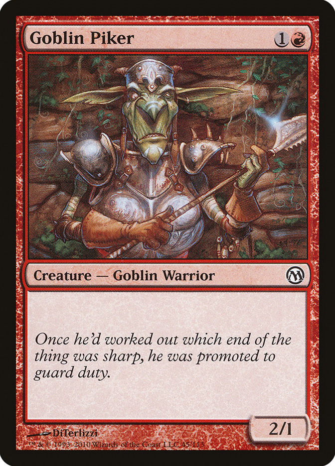 Goblin Piker [Duels of the Planeswalkers] | Yard's Games Ltd