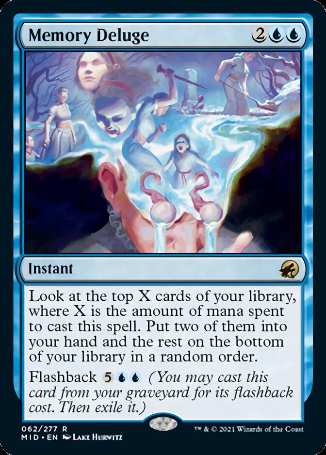 Memory Deluge [Innistrad: Midnight Hunt] | Yard's Games Ltd