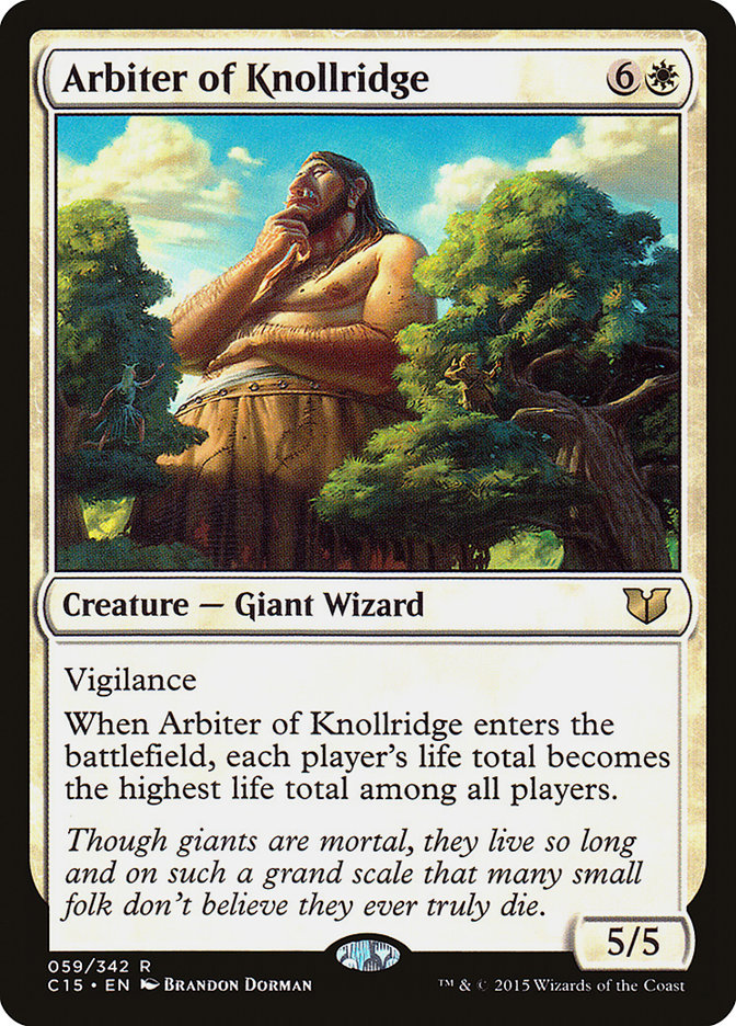 Arbiter of Knollridge [Commander 2015] | Yard's Games Ltd