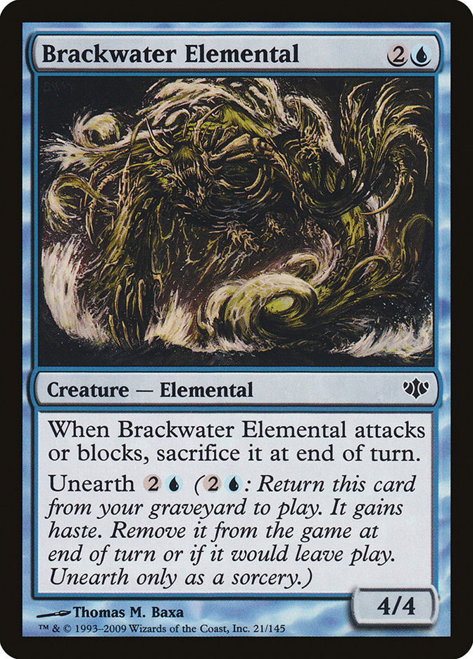 Brackwater Elemental [Conflux] | Yard's Games Ltd