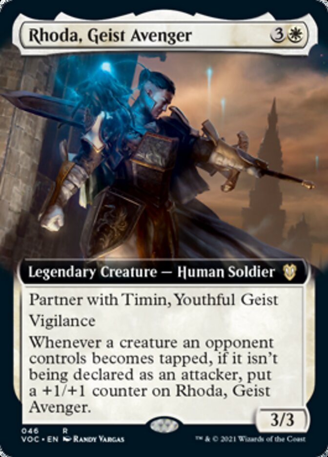 Rhoda, Geist Avenger (Extended Art) [Innistrad: Crimson Vow Commander] | Yard's Games Ltd