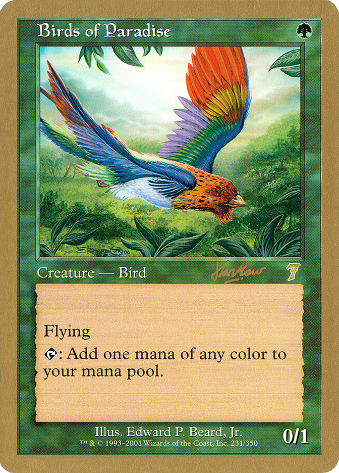 Birds of Paradise (Sim Han How) [World Championship Decks 2002] | Yard's Games Ltd