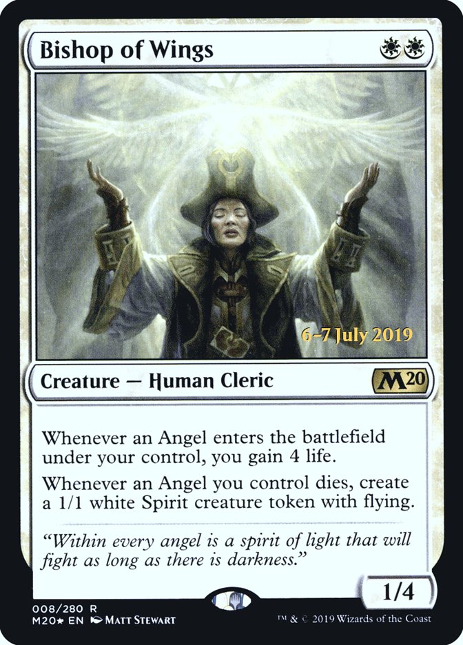 Bishop of Wings [Core Set 2020 Prerelease Promos] | Yard's Games Ltd