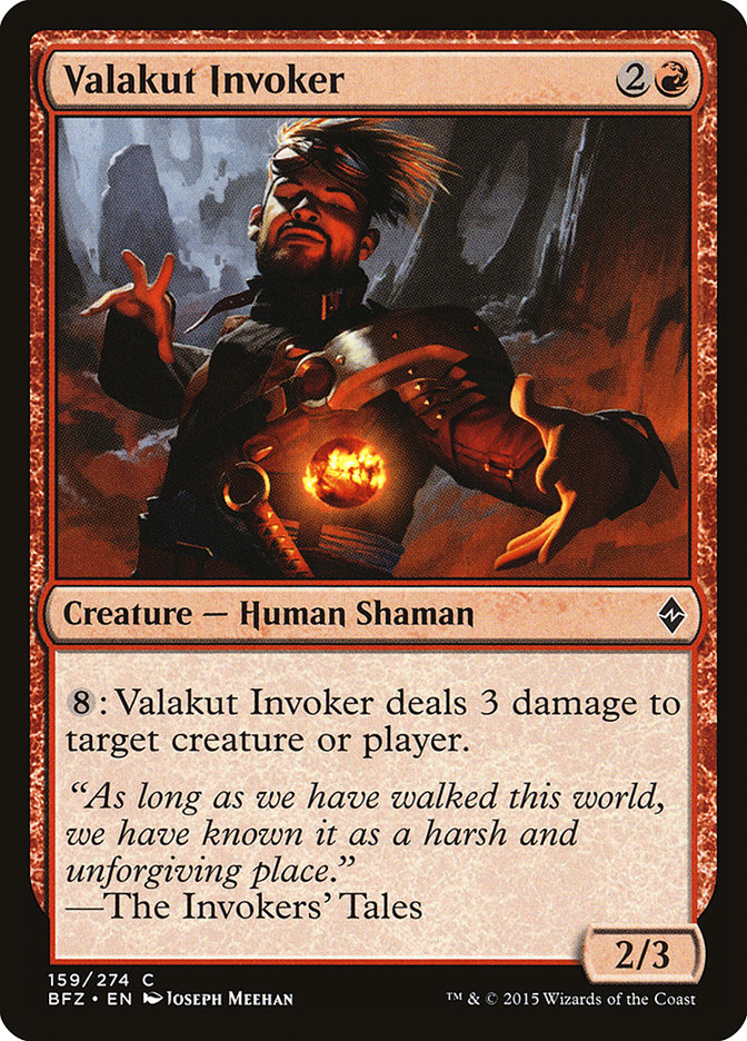 Valakut Invoker [Battle for Zendikar] | Yard's Games Ltd