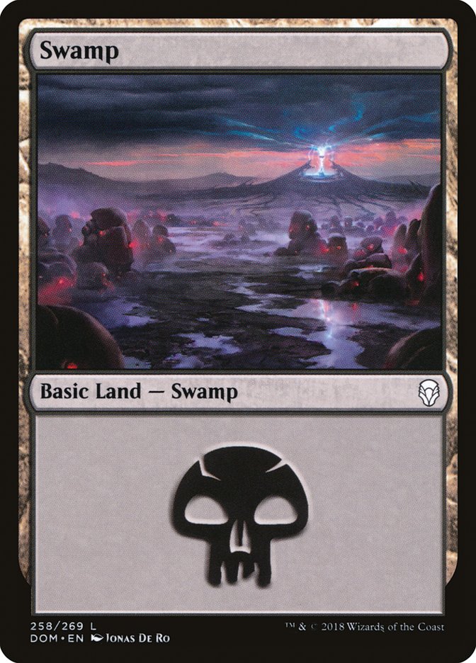 Swamp (258) [Dominaria] | Yard's Games Ltd