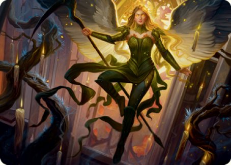 Sigarda, Champion of Light Art Card [Innistrad: Midnight Hunt Art Series] | Yard's Games Ltd