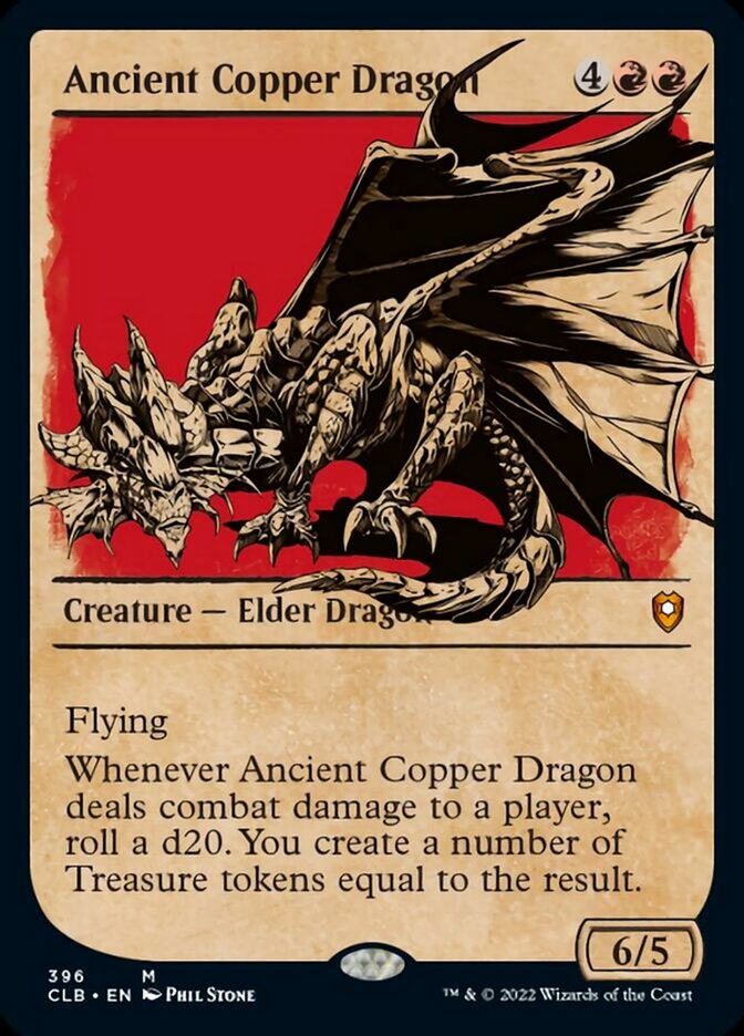 Ancient Copper Dragon (Showcase) [Commander Legends: Battle for Baldur's Gate] | Yard's Games Ltd